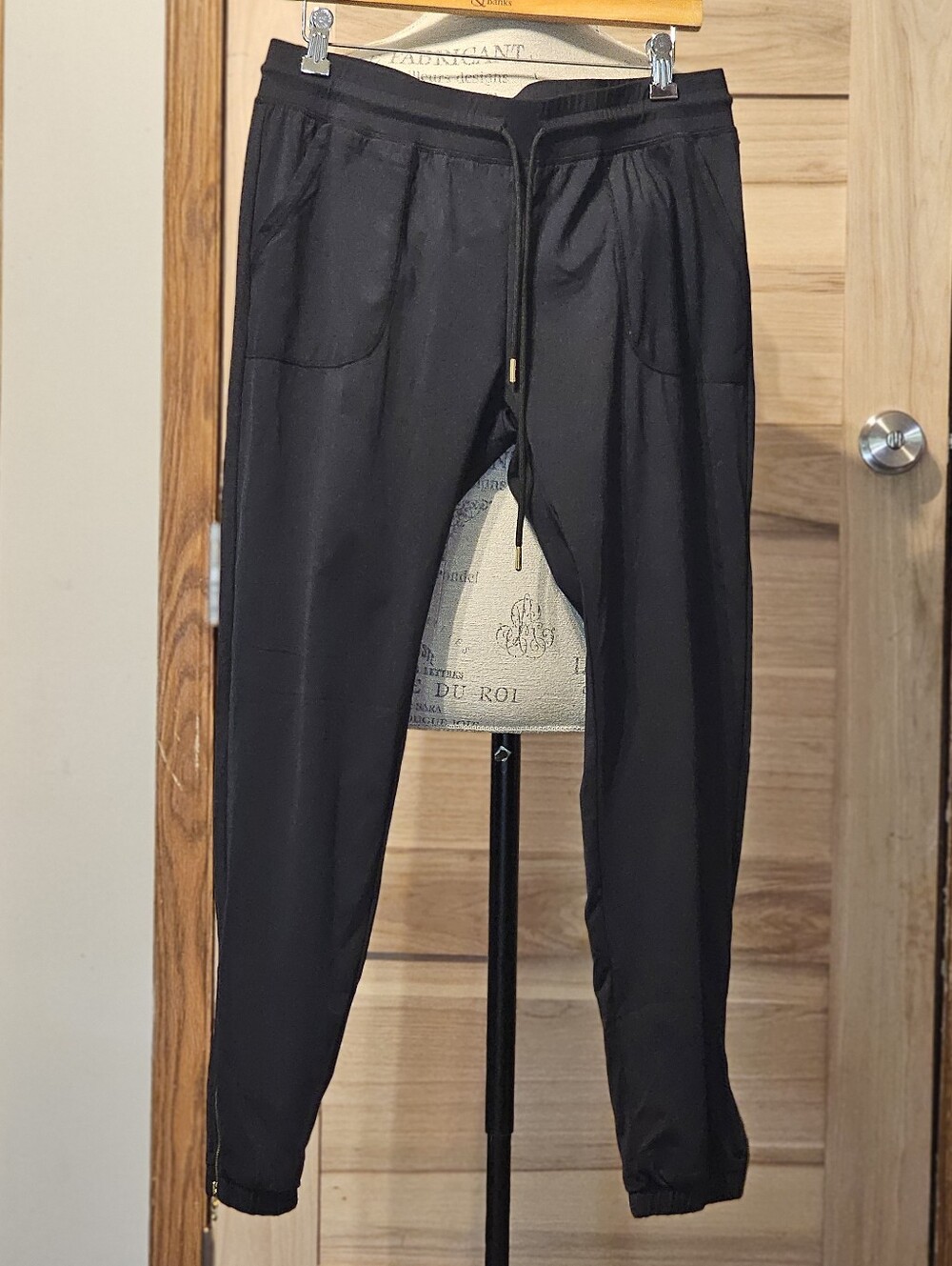 ZYIA Black Women’s Joggers with Drawstring